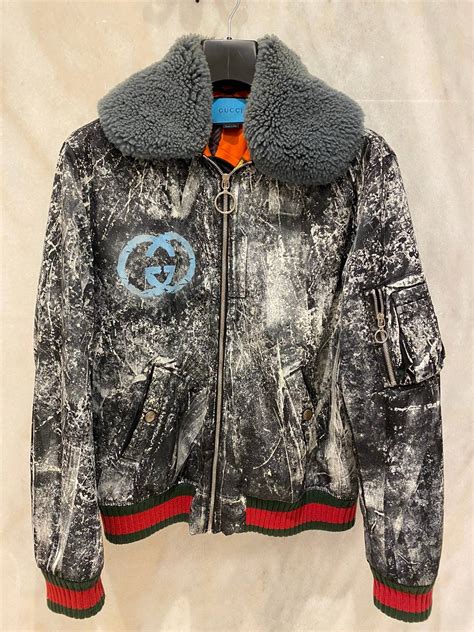 gucci ghost bomber|gucci bomber japanese geisha.